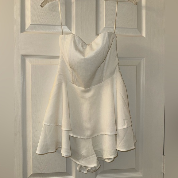 Princess Polly The Rolla Romper White Lower Impact! - Picture 6 of 11